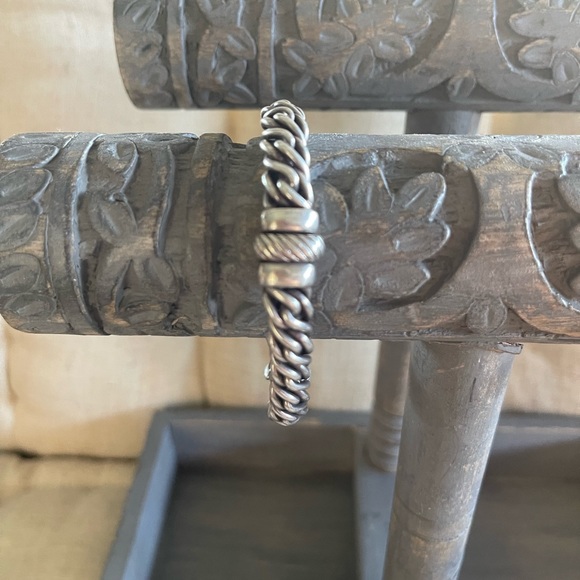 DAVID YURMAN authentic double diamond X bracelet - Picture 3 of 8